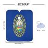 RPLIFE Sudan Flag Barber Bib, Professional Cape, 64.9 x 55.1 in, Home Haircut Cape, New Hampshire State Flag, One Size view 3