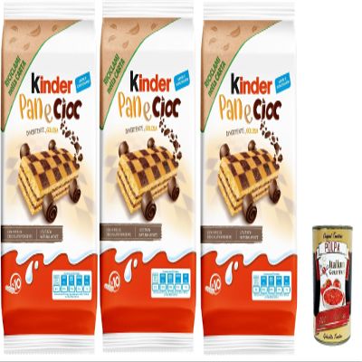 Italian Gourmet Kinder e Cioc Chocolate Brioche Snacks, 3 x 290 g