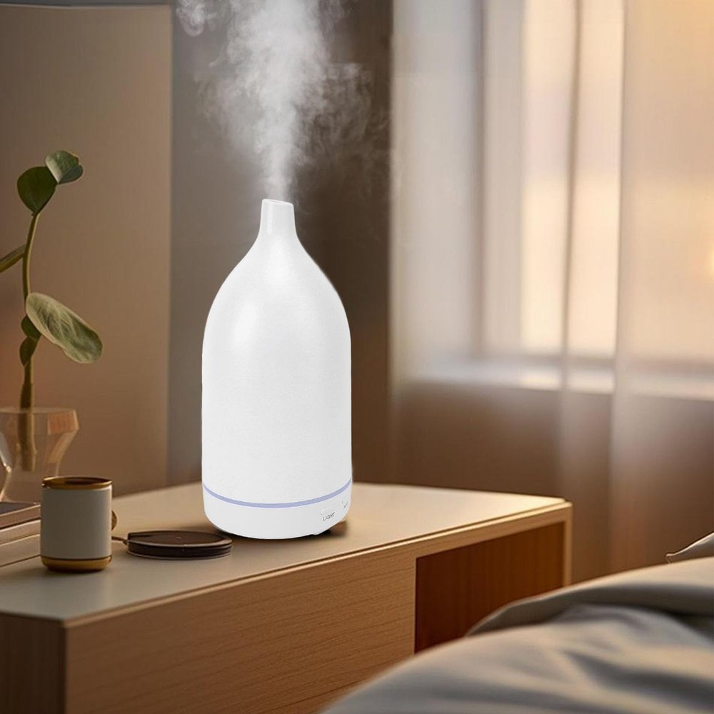 Asixxsix 110 ml Essential Oil Diffuser with Cool Mist and Night Light