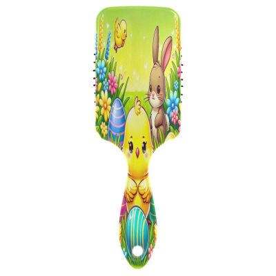 Cute Chick Easter Green Air Cushion Detangling Brush