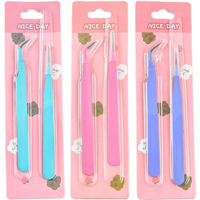 Wudaizhi 6-Piece Portable Sticker Tweezers Set