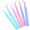 Wudaizhi 6-Piece Portable Sticker Tweezers Set view 2
