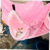 HAPINARY Flannel Hammock for Small Animals, Pink view 4