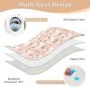 Waterproof Washable Cartoon Sheep Bed Pad for Toddlers, 132.1 x 86.4 cm view 3