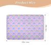Cute Cartoon Bear Star Purple Peach Waterproof Toddler Bed Pad, 132 cm L x 86 cm W view 2