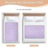 Cute Cartoon Bear Star Purple Peach Waterproof Toddler Bed Pad, 132 cm L x 86 cm W view 4