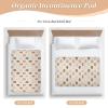 Cute Rabbit Toddler Waterproof, Leakproof, Quick-Dry Crib Pad, Brown, 132.1 x 86.4 cm (L x W) view 4