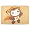 Cartoon Monkey Astronaut Reusable Bed Pad, Highly Absorbent, Breathable, 52 x 34 in view 1