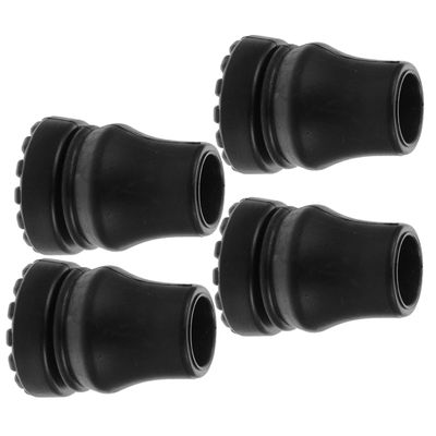 HOMOCONO 4-Pack Non-Slip Cane Tips for Walking Sticks