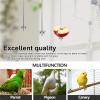 KLEHOPE Bird Skewers, 3 Pack Stainless Steel Parrot Skewers view 4