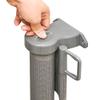 LANTUS Retractable Safety Gate, 0–180 cm, Gray view 2