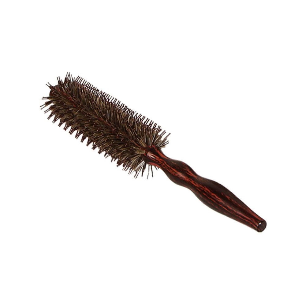 ELAYARD Hair Curling Brush with Wooden Handle