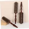 ELAYARD Hair Curling Brush with Wooden Handle view 4