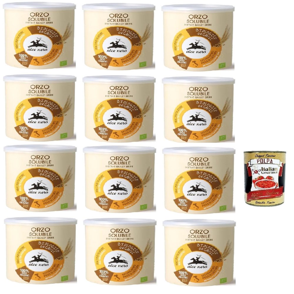 Italian Gourmet Classic Instant Orzo Barley Coffee, 12 x 125 g Pack