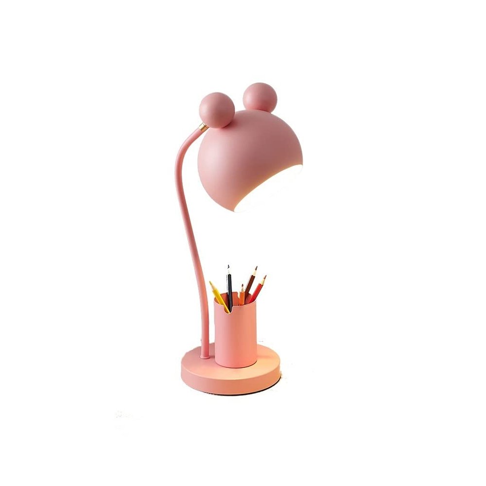 Kids’ Desk Lamp, LED Eye Protection, Pink