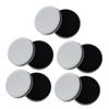 Brush Cleaning Case Set, 5 Pieces, Activated Charcoal Sponge, Silver view 1