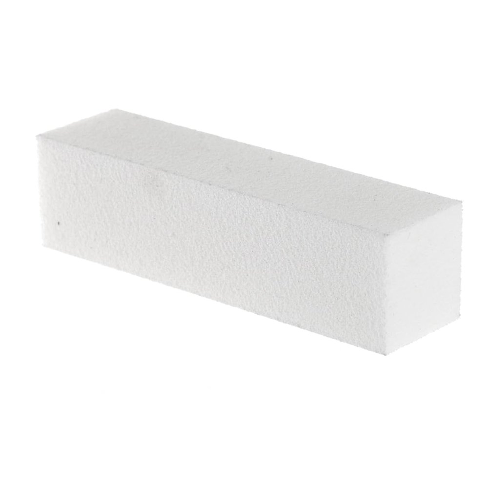 GANAZONO 10-Piece White Sponge Nail Buffing Blocks