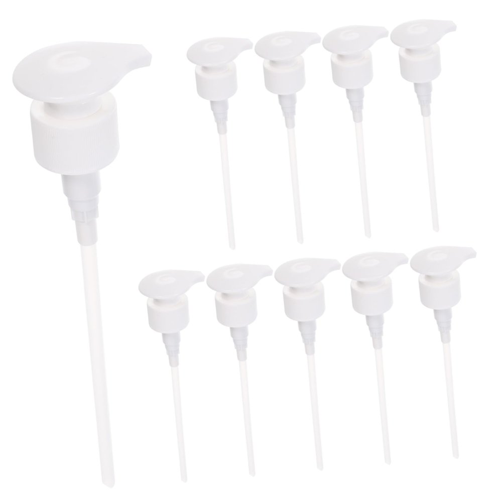 GANAZONO 10-Pack ABS and Stainless Steel Dispensing Pumps for 2.5 cm Bottles