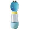 Dog Water Bottle, Pet Dispenser, Puppy Food Container, Blue view 1