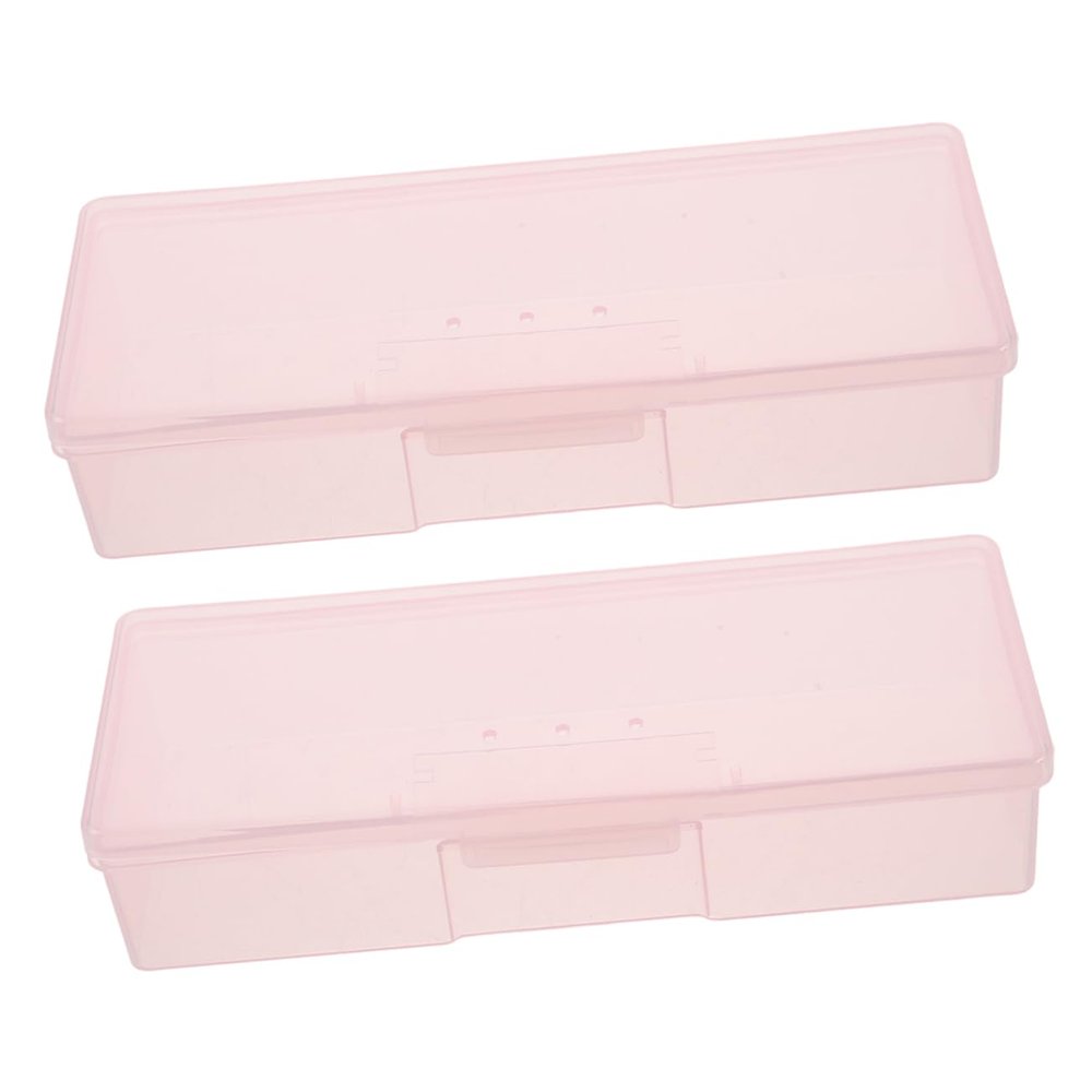 Healeved Plastic Nail Storage Boxes, 2-Pack