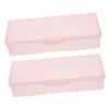 Healeved Plastic Nail Storage Boxes, 2-Pack view 1