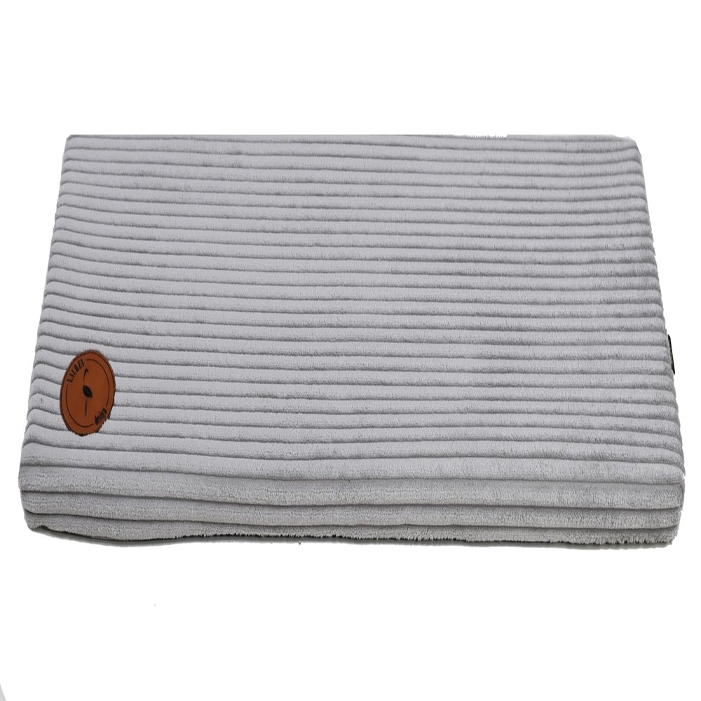 Prime Cat Window Perch, Windowsill Bed with Non-Slip Backing, Made in the EU (Gray Stripes, 70 x 20 x 3 cm)
