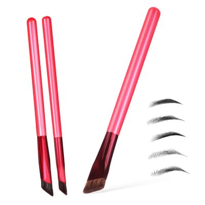 GANAZONO 3-Piece Angled Eyebrow Brush Set