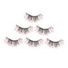 GANAZONO 3 Pairs of Glitter False Eyelashes, Synthetic Fibers, Fashionable and Delicate for Dates, Nights, and Birthday Makeup view 1