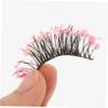 GANAZONO 3 Pairs of Glitter False Eyelashes, Synthetic Fibers, Fashionable and Delicate for Dates, Nights, and Birthday Makeup view 3