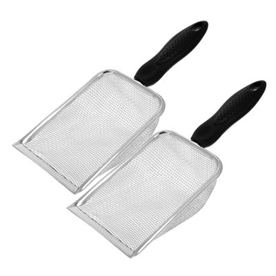BESPORTBLE Stainless Steel Cat Litter Scoops, 2-Pack