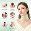 Reusable Castor Oil Pack for Thyroid, Cotton Flannel Neck Wrap, Less Mess, Comfortable Fit, Leak-Resistant, White + Khaki, 2-Pack view 3