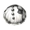Women's Christmas Snowman Shower Cap, Double-Layer, Reusable, Lightweight and Soft view 1