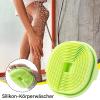 Ergonomic Silicone Body Scrubber with Soft Bristles view 3