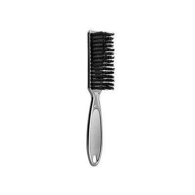 ERQIAO Soft Hair Brush, Scalp Styling Comb, “Male God” Back-of-Head Brush, Haircut, Neck and Beard Brush, Salon Barber Tools (Silver, 3 Pieces)