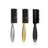 ERQIAO Soft Hair Brush, Scalp Styling Comb, “Male God” Back-of-Head Brush, Haircut, Neck and Beard Brush, Salon Barber Tools (Silver, 3 Pieces) view 3