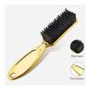 ERQIAO Soft Hair Brush, Scalp Styling Comb, “Male God” Back-of-Head Brush, Haircut, Neck and Beard Brush, Salon Barber Tools (Silver, 3 Pieces) view 4