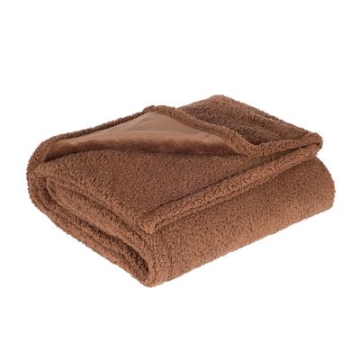 Waterproof Love Blanket for Couples, Machine Washable, Brown, 40 x 57 in, Prevents Mattress Wetting