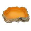 Reptile Water and Feeding Bowl with Rock-Look Platform view 1