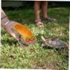 Reptile Water and Feeding Bowl with Rock-Look Platform view 2