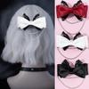 Lpitoy Gothic Lace Hair Bow Clips for Women view 4