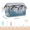 Penguin Waterproof Travel Toiletry and Makeup Bag for Women, Men and Girls view 2