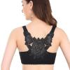 Sexy Beauty-Back Bra for Women with a Large Bust, Front Closure, Comfortable and Supportive T-Shirt Bra, No Side Breast Bulges (Black, 110/48C) view 2