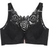 Sexy Beauty-Back Bra for Women with a Large Bust, Front Closure, Comfortable and Supportive T-Shirt Bra, No Side Breast Bulges (Black, 110/48C) view 3