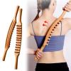 GIJMZY Wooden Back Scratcher and Massage Stick with 36 Beads view 3