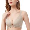 Sexy Beauty-Back Bra for Full-Busted Women, Front-Closure, Comfortable and Supportive T-Shirt Bra (Teal Green, 90/40D) view 1