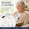 Beavorty Anti-Loss Cord with Safety Clips, Adjustable Nylon Strap for Seniors and Adults, Gray view 2