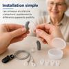 Beavorty Anti-Loss Cord with Safety Clips, Adjustable Nylon Strap for Seniors and Adults, Gray view 4