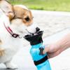 Rocky Green Portable Dog Water Bottle, Leakproof, with Foldable Bowl, 600 mL, Blue view 3