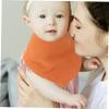 VANZACK 10-Piece Adjustable Cotton Bibs with Snap Buttons for Boys and Girls view 3