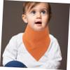 VANZACK 10-Piece Adjustable Cotton Bibs with Snap Buttons for Boys and Girls view 4